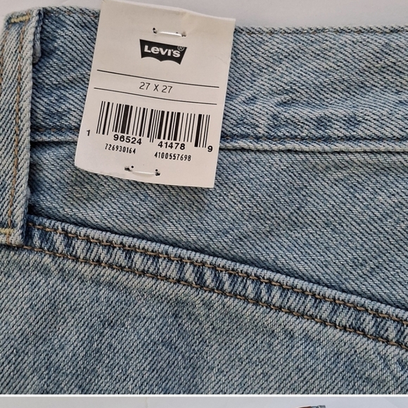 Levi's Ribcage Straight Jeans Hang Up Sz 27 - Picture 13 of 16